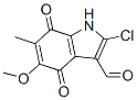 2-chloro-5-methoxy-6-methyl-4,7-dioxo-1H-indole-3-carbaldehyde