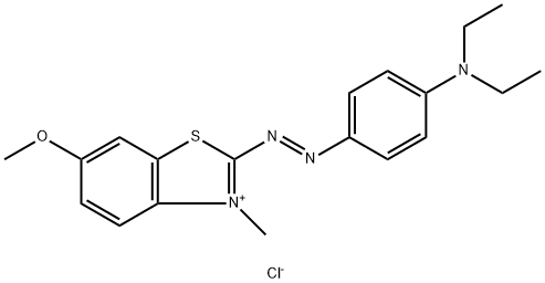 2-[[4-(diethylamino)phenyl]azo]-6-methoxy-3-methylbenzothiazolium chloride