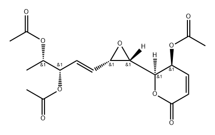 (5S)-5α-Acetyloxy-6α-[(2S,3S)-3-[(1E,3S,4S)-3,4-bis(acetyloxy)-1-pentenyl]oxiran-2-yl]-5,6-dihydro-2H-pyran-2-one