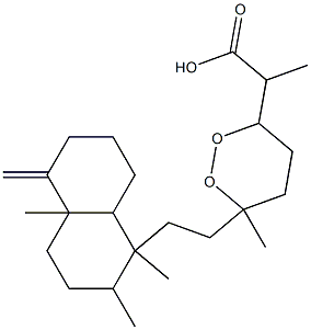 (2S)-2-[(3S,6S)-6-[2-[(1S,2R,4aα,8aβ)-Decahydro-1,2α,4a-trimethyl-5-methylenenaphthalen-1β-yl]ethyl]-6-methyl-1,2-dioxan-3-yl]propanoic acid