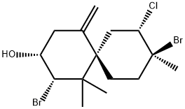 (2S,6S,8R,9R)-2,9-Dibromo-8-chloro-1,1,9-trimethyl-5-methylenespiro[5.5]undecan-3α-ol