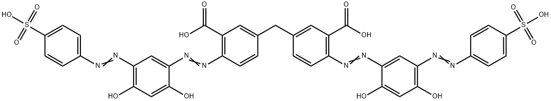 3,3'-Methylenebis[6-[[2,4-dihydroxy-5-[(4-sulfophenyl)azo]phenyl]azo]benzoic acid]