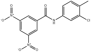 N-(3-氯-4-甲基苯基)-3,5-二硝基苯甲酰胺