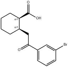 (1R,2R)-2-(2-(3-溴苯基)-2-氧乙基)环己烷-1-羧酸
