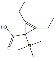 2-Cyclopropene-1-carboxylicacid,2,3-diethyl-1-(trimethylsilyl)-(9CI)