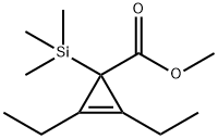 2-Cyclopropene-1-carboxylicacid,2,3-diethyl-1-(trimethylsilyl)-,methylester(9CI)