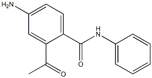 Benzanilide, 2-acetyl-4-amino- (4CI)