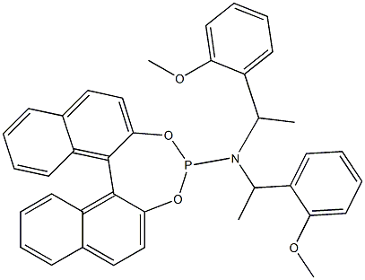 (11BR)-N,N-双[(R)-(-)-1-(2-甲氧基苯基)乙基]二萘并[2,1-D:1',2'-F][1,3,2]二氧磷杂七环-4-胺