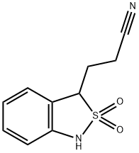 2,1-Benzisothiazole-3-propanenitrile,1,3-dihydro-,2,2-dioxide(9CI)