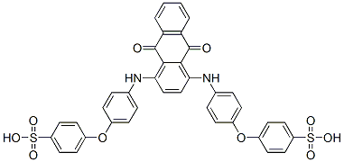 4,4'-[Anthraquinone-1,4-diyldiiminobis(4,1-phenylene)bisoxy]bis(benzenesulfonic acid)