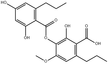 3-[(2,4-Dihydroxy-6-propylbenzoyl)oxy]-2-hydroxy-4-methoxy-6-propylbenzoic acid