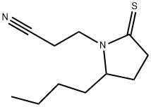 1-Pyrrolidinepropanenitrile,  2-butyl-5-thioxo-