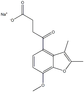 2,3-Dimethyl-7-methoxy-γ-oxo-4-benzofuranbutyric acid sodium salt