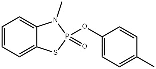 2,3-Dihydro-3-methyl-2-(4-methylphenoxy)-1,3,2-benzothiazaphosphole 2-oxide