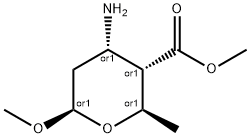 2H-Pyran-3-carboxylicacid,4-aminotetrahydro-6-methoxy-2-methyl-,methylester,(2alpha,3beta,4beta,6alpha)-