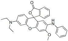 2'-anilino-6'-(diethylamino)-3'-methoxyspiro[isobenzofuran-1(3H)-9'[9H]-xanthene]-3-one