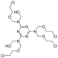 [[6-[Bis(2-chloroethoxymethyl)amino]-1,3,5-triazine-2,4-diyl]bis[(2-chloroethoxymethyl)imino]]dimethanol