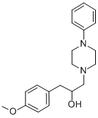 1-Piperazineethanol, alpha-(p-methoxybenzyl)-4-phenyl-