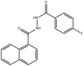 1-(p-Fluorobenzoyl)-2-(1-naphthoyl)hydrazine