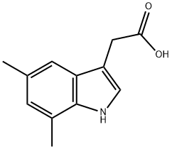 1H-Indole-3-aceticacid,5,7-dimethyl-(9CI)