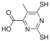 2,6-Dimercapto-5-methyl-4-pyrimidinecarboxylic acid