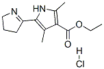 ethyl 5-(4,5-dihydro-3H-pyrrol-2-yl)-2,4-dimethyl-1H-pyrrole-3-carboxy late hydrochloride