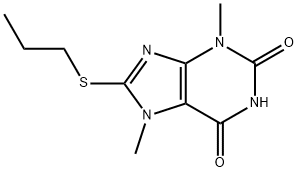 3,7-Dimethyl-8-(propylthio)-1H-purine-2,6(3H,7H)-dione