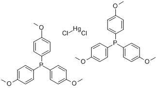 Bis(tris(p-methoxyphenyl)phosphine)mercuric chloride complex