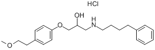 2-Propanol, 1-(4-(2-methoxyethyl)phenoxy)-3-((4-phenylbutyl)amino)-, h ydrochloride