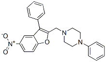 1-[(5-nitro-3-phenyl-benzofuran-2-yl)methyl]-4-phenyl-piperazine
