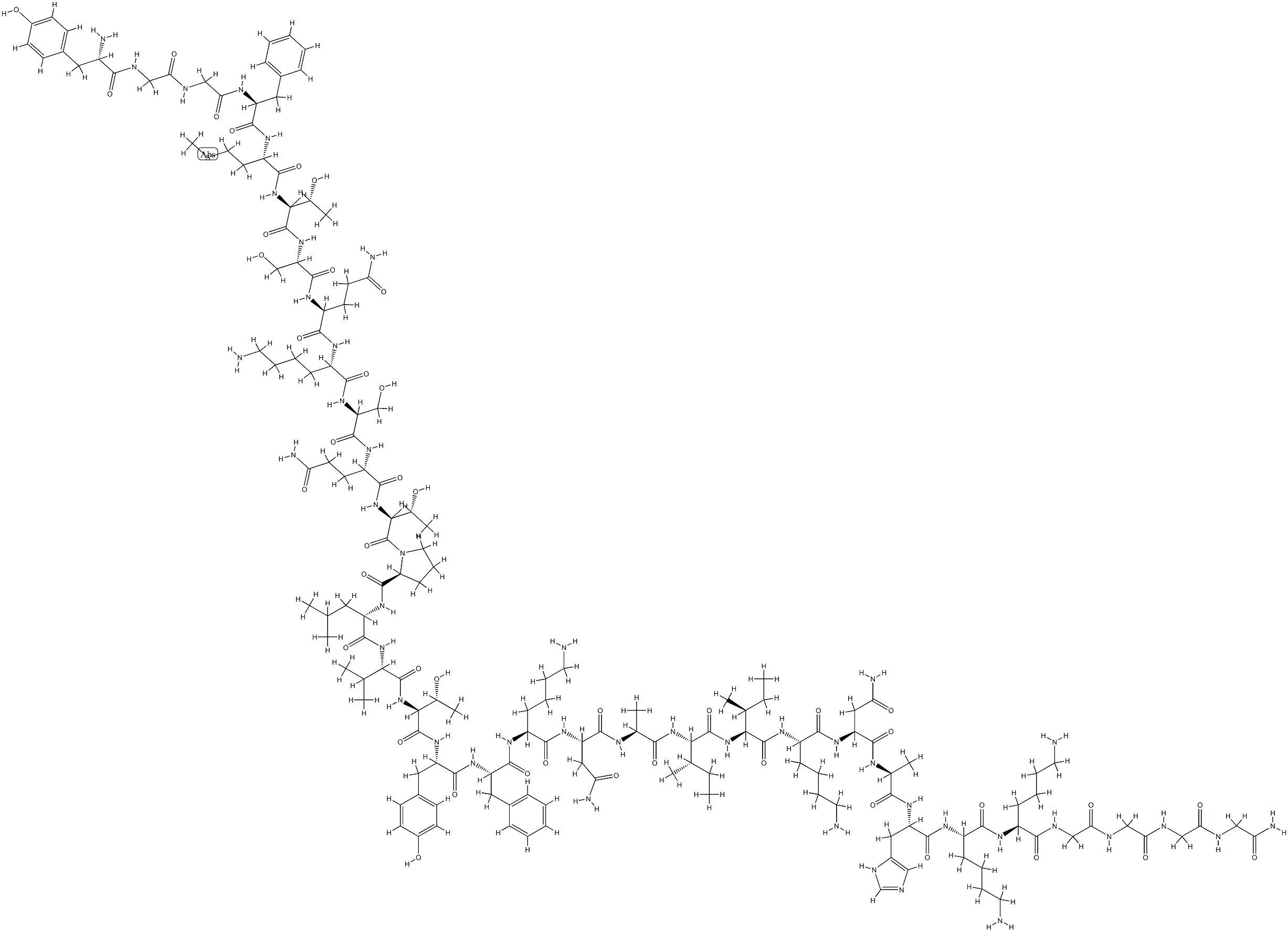 beta-endorphin, Gln(8),Gly(31)-Gly-Gly-NH2-