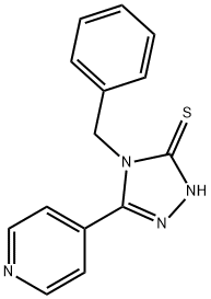 2,4-二氢-4-(苯基甲基)-5-(4-吡啶基)-3H-1,2,4-三唑-3-硫酮