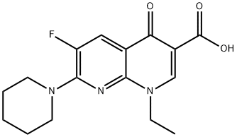 1-ETHYL-6-FLUORO-4-OXO-7-PIPERIDIN-1-YL-1,4-DIHYDRO-[1,8]NAPHTHYRIDINE-3-CARBOXYLIC ACID