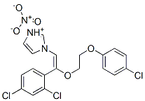 1-[2-[2-(4-chlorophenoxy)ethoxy]-2-(2,4-dichlorophenyl)vinyl]-1H-imidazolium nitrate