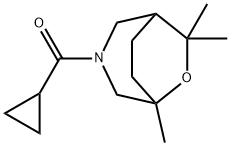 cyclopropyl-(1,9,9-trimethyl-8-oxa-3-azabicyclo[3.2.2]non-3-yl)methano ne