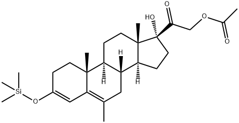 21-Acetoxy-17-hydroxy-6-methyl-3-[(trimethylsilyl)oxy]pregna-3,5-dien-20-one