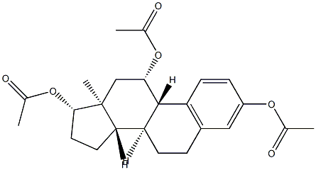 Estra-1,3,5(10)-triene-3,11β,17β-triol triacetate
