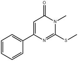 4(3H)-Pyrimidinone, 3-methyl-2-(methylthio)-6-phenyl-