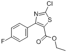 2-CHLORO-4-(4-FLUOROPHENYL)-5-THIAZOLECARBOXYLIC ACID ETHYL ESTER