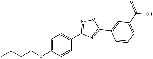 3-(3-(4-(2-甲氧基乙氧基)苯基)-1,2,4-噁二唑-5-基)苯甲酸