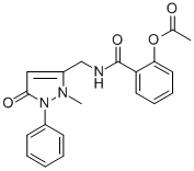 2-[(4-Isopropyl-2-methyl-5-oxo-1-phenyl-3-pyrazolin-3-yl)methylcarbamoyl]phenylacetate