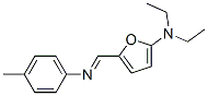 2-Furanamine,  N,N-diethyl-5-[[(4-methylphenyl)imino]methyl]-