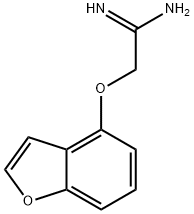 Ethanimidamide, 2-(4-benzofuranyloxy)- (9CI)