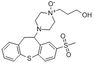 1-Piperazinepropanol, 4-(10,11-dihydro-8-(methylsulfonyl)dibenzo(b,f)t hiepin-10-yl)-, 1-oxide