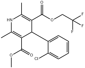 methyl 2,2,2-trifluoroethyl 4-(2-chlorophenyl)-1,4-dihydro-2,6-dimethylpyridine-3,5-dicarboxylate