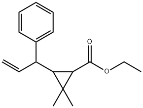 2,2-Dimethyl-3-(1-phenyl-2-propenyl)cyclopropanecarboxylic acid ethyl ester