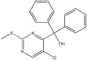 5-CHLORO-ALPHA,ALPHA-DIPHENYL-2-METHYLTHIO-4-PYRIMIDINEMETHANOL