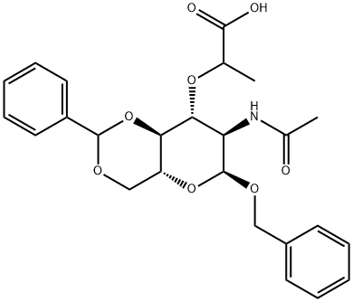 1-苄基-N-乙酰基-4,6-O-苯亚甲基胞壁酸