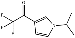 Ethanone, 2,2,2-trifluoro-1-[1-(1-methylethyl)-1H-pyrrol-3-yl]- (9CI)
