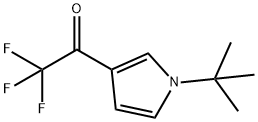 Ethanone, 1-[1-(1,1-dimethylethyl)-1H-pyrrol-3-yl]-2,2,2-trifluoro- (9CI)